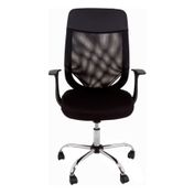 Silla gerencial Amsterdam negra