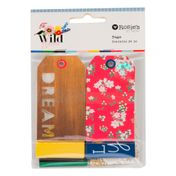 Etiquetas por 24 piezas, diseño Wild Flower