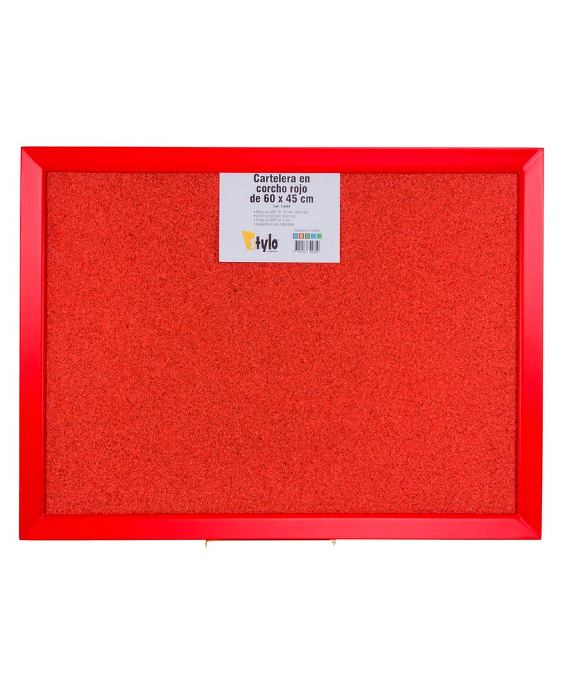 cartelera-de-corcho-rojo-con-marco-rojo-7701016742849