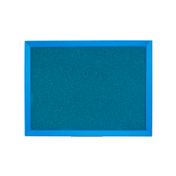 Cartelera de corcho de 60 cm, marco azul
