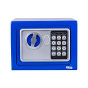 Caja fuerte digital azul