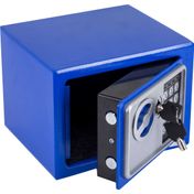 Caja fuerte digital azul
