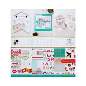 Bloc de cartulinas para Scrapbooking Die Cut Shapes