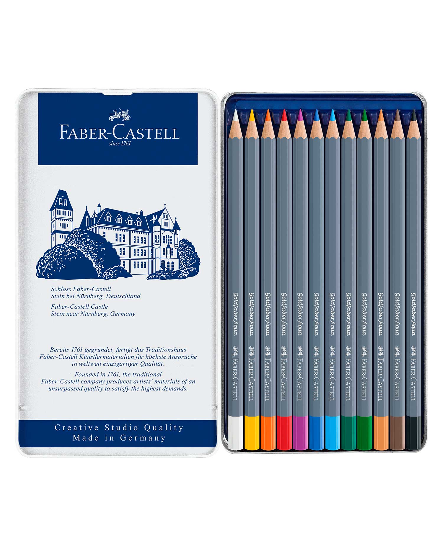 Set de 12 lápices acuarelables Goldfaber Aqua Faber-Castell