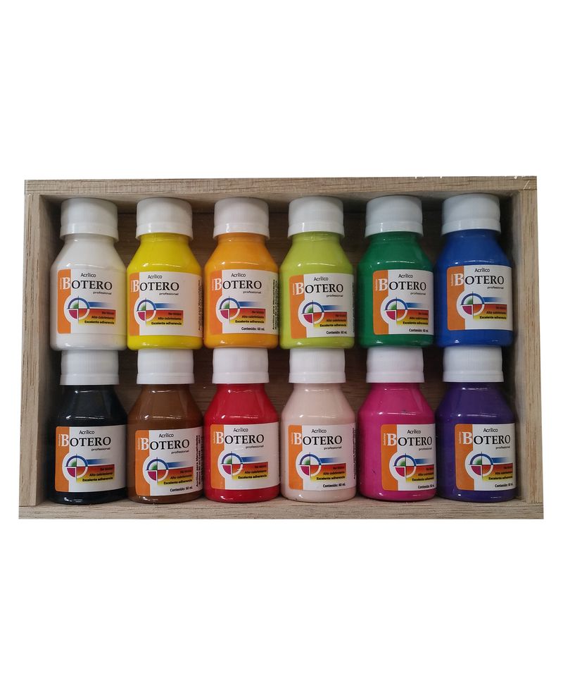 Kit de pintura acrílica x 10 unidades, Produart