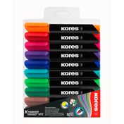 Marcador permanente Kores x 10