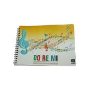 Cuaderno pentagramado de 50 hojas, diseño Do Re Mi