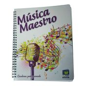 Cuaderno pentagramado de 50 hojas, diseño música, maestro