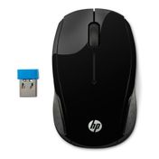 Mouse óptico inalámbrico HP 200 OMAN, negro