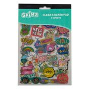 Stickers laminados Retro Pop Art x 6 hojas