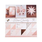 Bloc de Scrapbooking DCWV Rose Quartz x 36 hojas