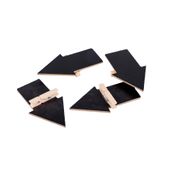 Clip de madera tipo pizarra x 4, diseño flechas