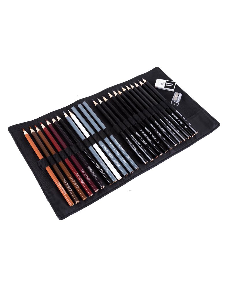 Set Kit De Dibujo Profesional 58 Piezas