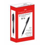 Caja de 12 bolígrafos Faber-Castell Prime retráctil