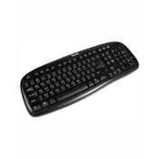 Teclado clásico USB resistente al agua, negro