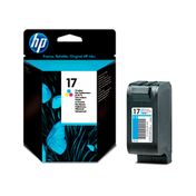 Cartucho de tinta HP 17 Tricolor Original (C6625A), 15 ml