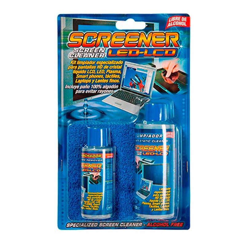 LIMPIADOR DE PANTALLAS DE 100 ML AZUL