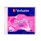 DVD+R Verbatim 16x de 120 minutos y 4.7 GB