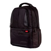 Morral para portátil de hasta 15.6” Ikon, negro con rojo