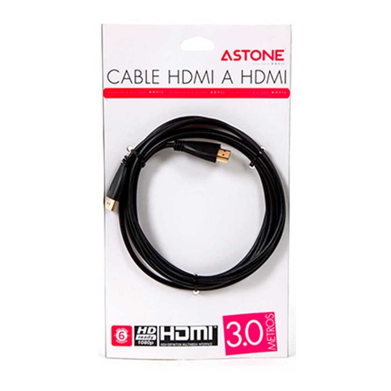 Cable HDMI a HDMI de cobre 3 metros