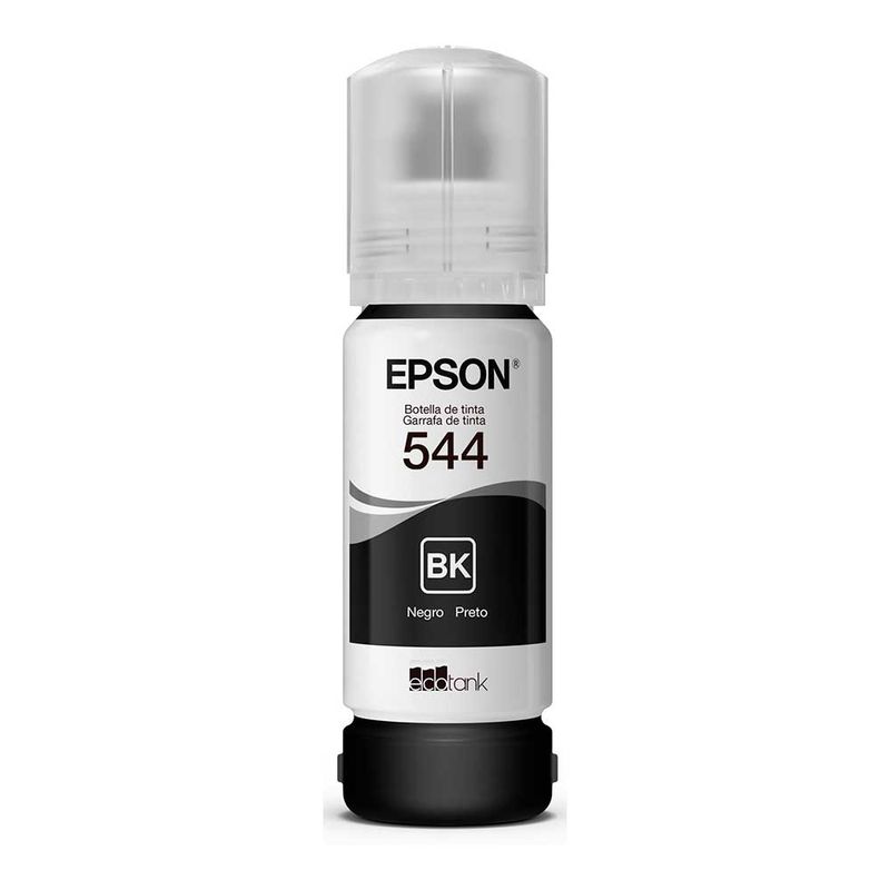 Botella De Tinta Epson Negra T544120 Al De 65 Ml 7036