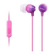 Audífonos manos libres Sony MDR-EX15AP, púrpura
