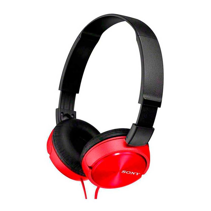 Auriculares con cable - MDRZX310R.AE SONY, Supraaurales, Rojo