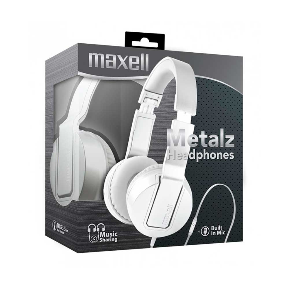 Aud fonos Maxell Metalz blancos doble conexi n