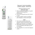 Aire Comprimido Aerosol 400 Ml Para Limpiar Pc X2