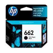 Cartucho de tinta HP 662 negra Original (CZ103AL), 2 ml