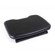 Descansapiés ajustable negro, de 45 cm
