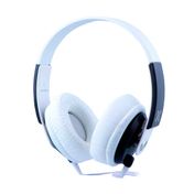 Audífonos Klip Xtreme con micrófono y control de volumen, color blanco