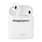Audífonos In ear Bluetooth Charge Worx, blancos
