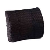 Cojín ergonómico para espalda 30 x 34 x 12 cm, negro
