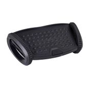 Descansapiés ajustable de 36 cm, negro