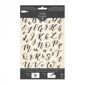 Set de estampas Kelly Creates - letras x 52 piezas