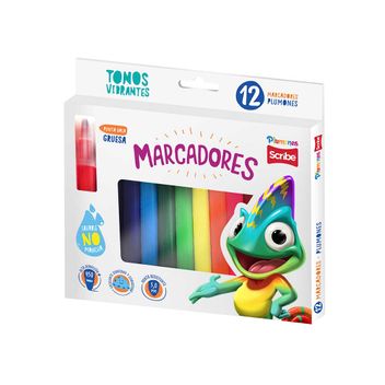 Marcadores Punta Pincel Pelikan 12 Colores - polipapel