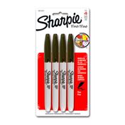 Marcador Sharpie negro x 4 unidades