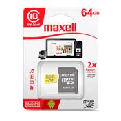 Memoria Micro SDxc Maxell de 64 GB (clase 10)