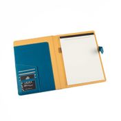 Portabloc A4 Didex Clip Mónaco, azul turquesa