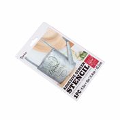Plantilla esténcil Believe Dream Imagine, 15 cm