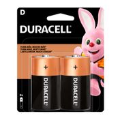 Pila alcalina Duracell D x 2 unidades