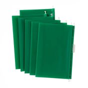 Fólder plástico colgante x 6, oficio