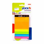 Notas adhesivas x 5 Stick'n, colores neón