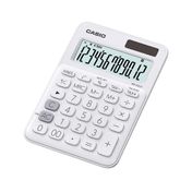 Calculadora básica Casio 12 dígitos MS-20UC-WE, blanca