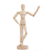 Maniquí en madera, 20 cm, Langer