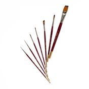 Set pincel sintético por 7 surtido