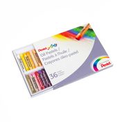 Tiza pastel óleo por 36 unidades Pentel
