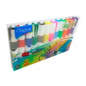 Plumones x 12 uds. Aquarelo Grip Azor, lavables