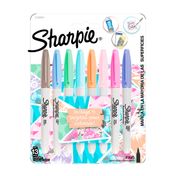 Marcadores Sharpie tonos pastel x 8 unidades + 5 tarjetas